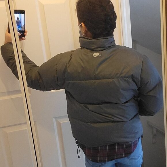 ❤️ 3 for $35 Dex Vintage crop puffer down jacket grey medium 90s y2k - Picture 11 of 14